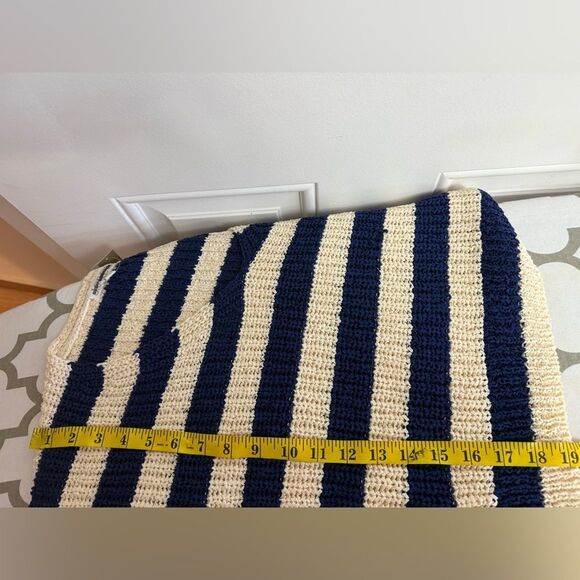 J.Crew Montauk pullover sweater in stripe NWT Size M - Picture 7 of 11